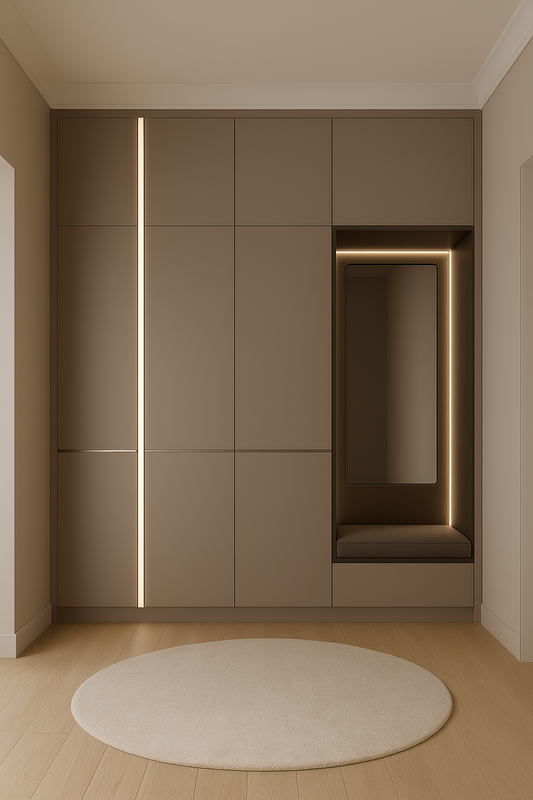 Korytarz – minimalistyczny wstęp do wnętrza