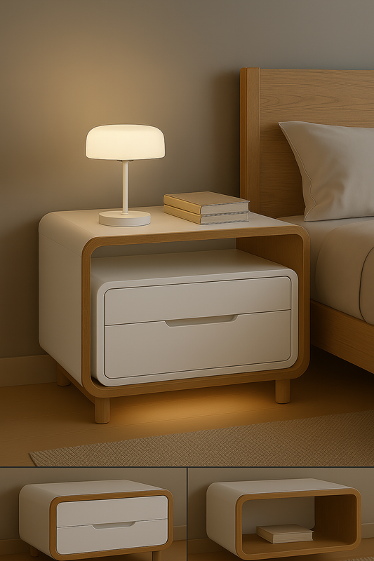 Kaido Nightstand – Modern with Rounded Edges | Minimo Smart