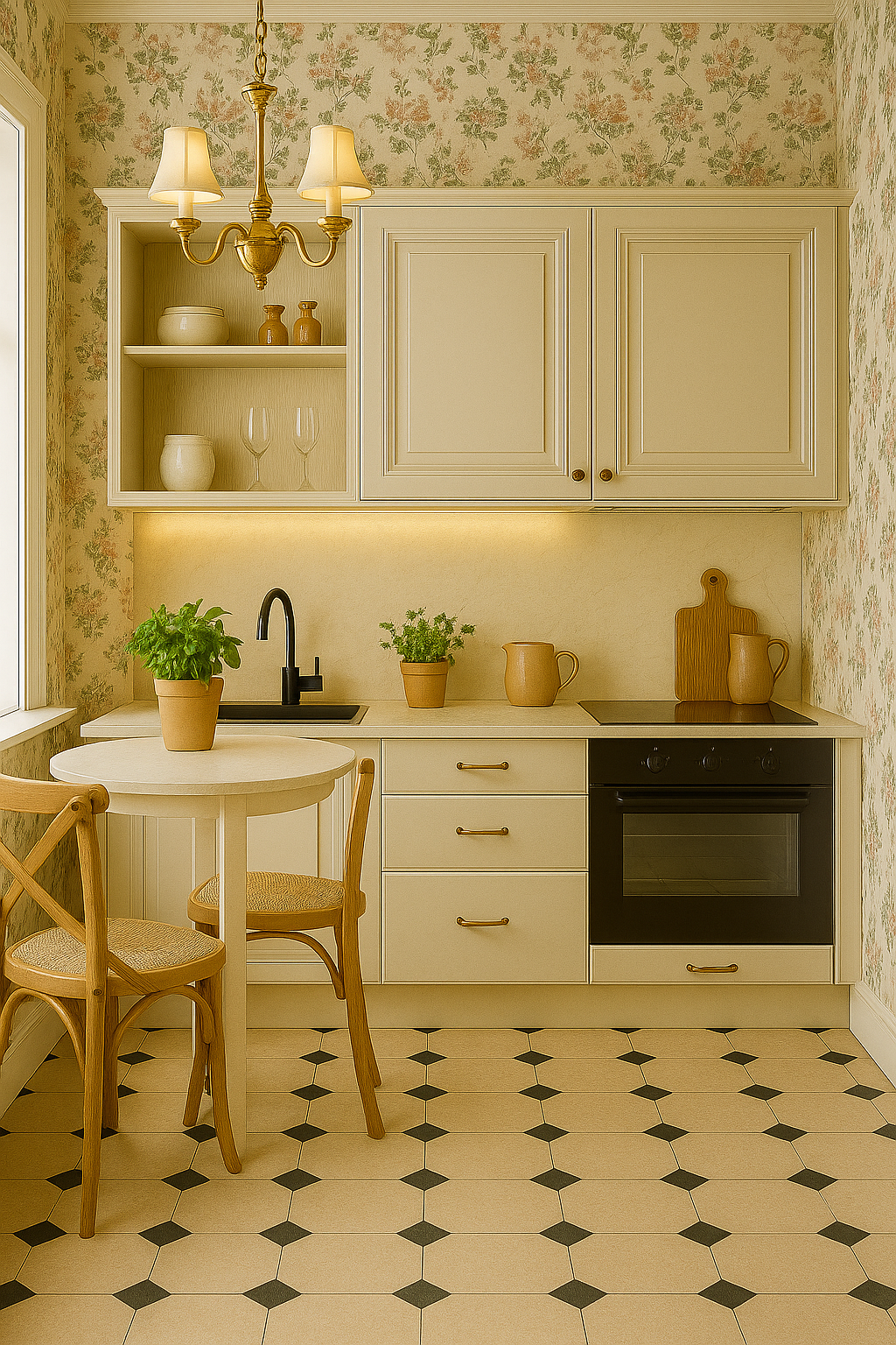 Milo Kitchen A small kitchen with a lot of character